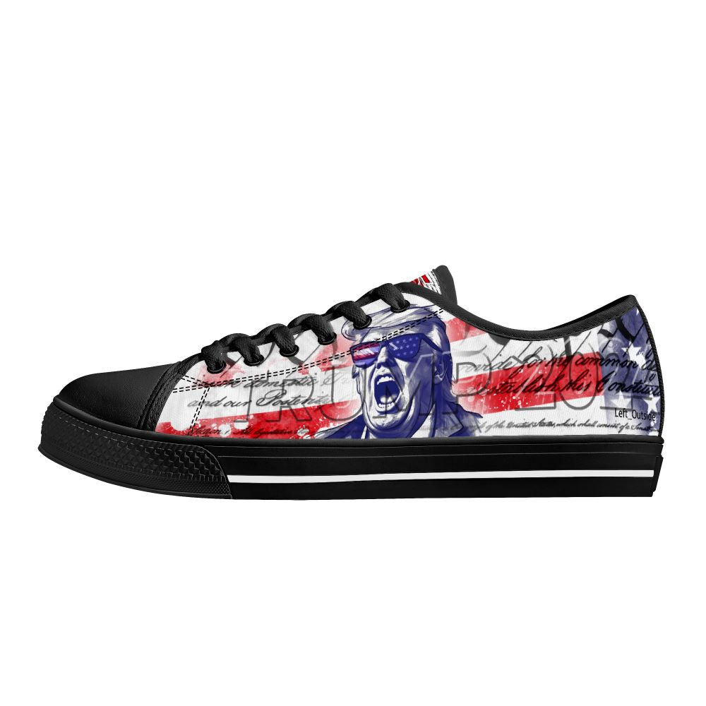 Trump 2024 Save America Low Top Black 1