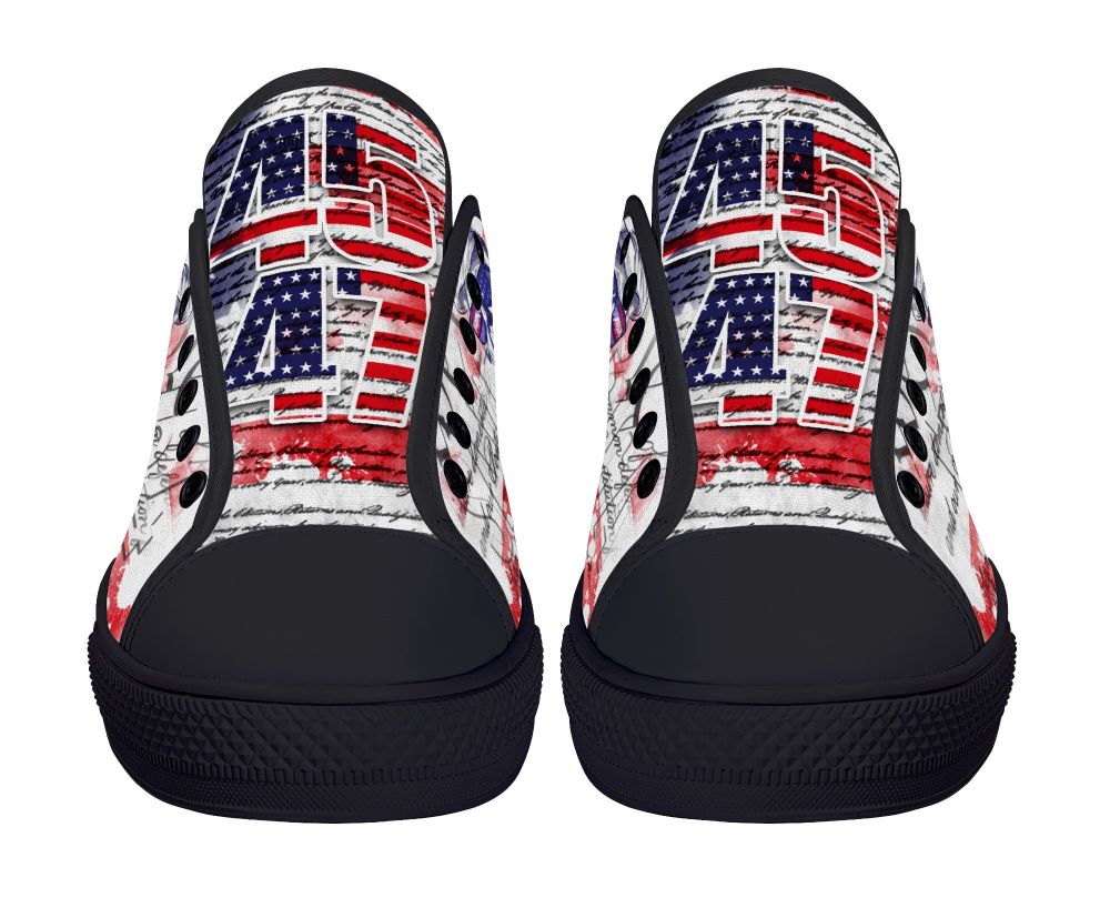 Trump 2024 Save America Low Top Black 6