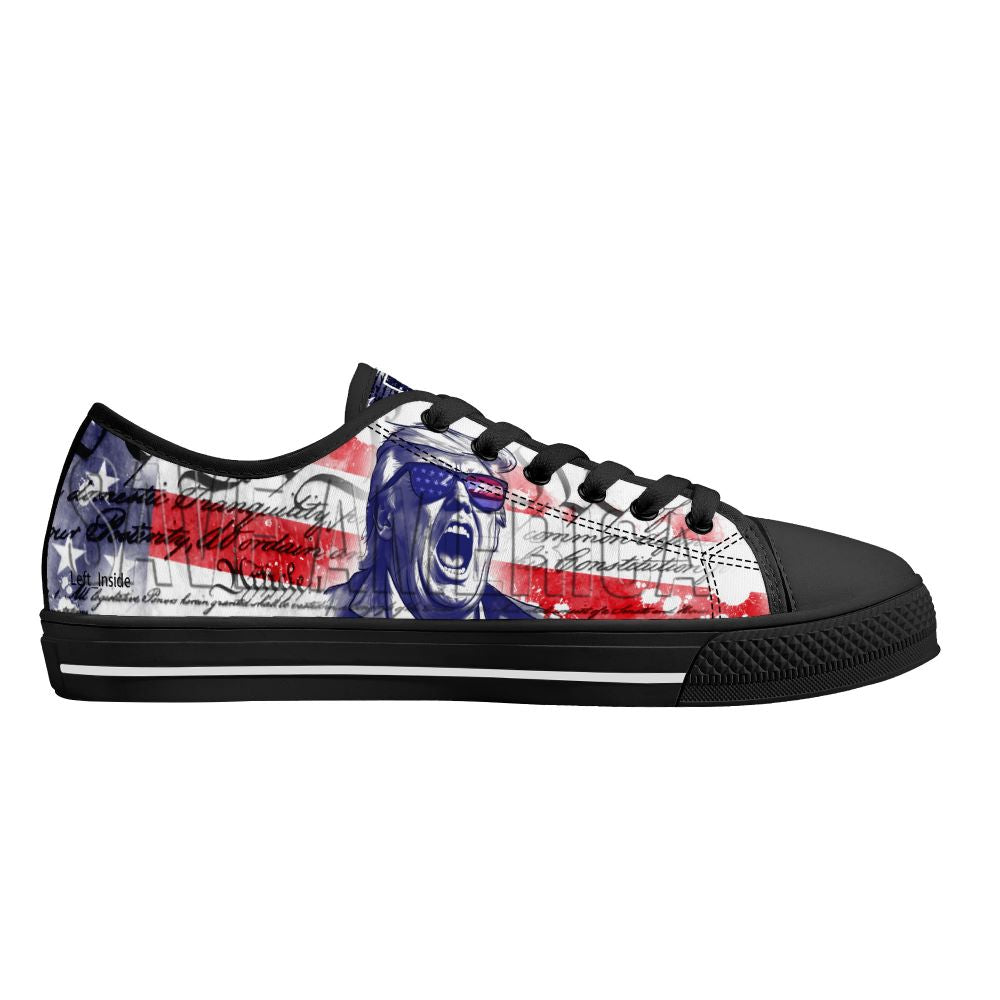 Trump 2024 Save America Low Top Black 2