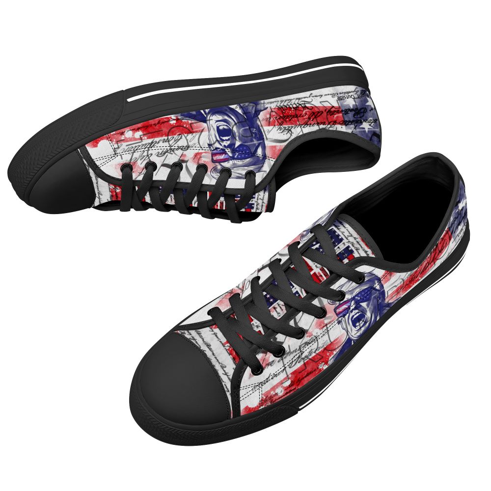 Trump 2024 Save America Low Top Black 7