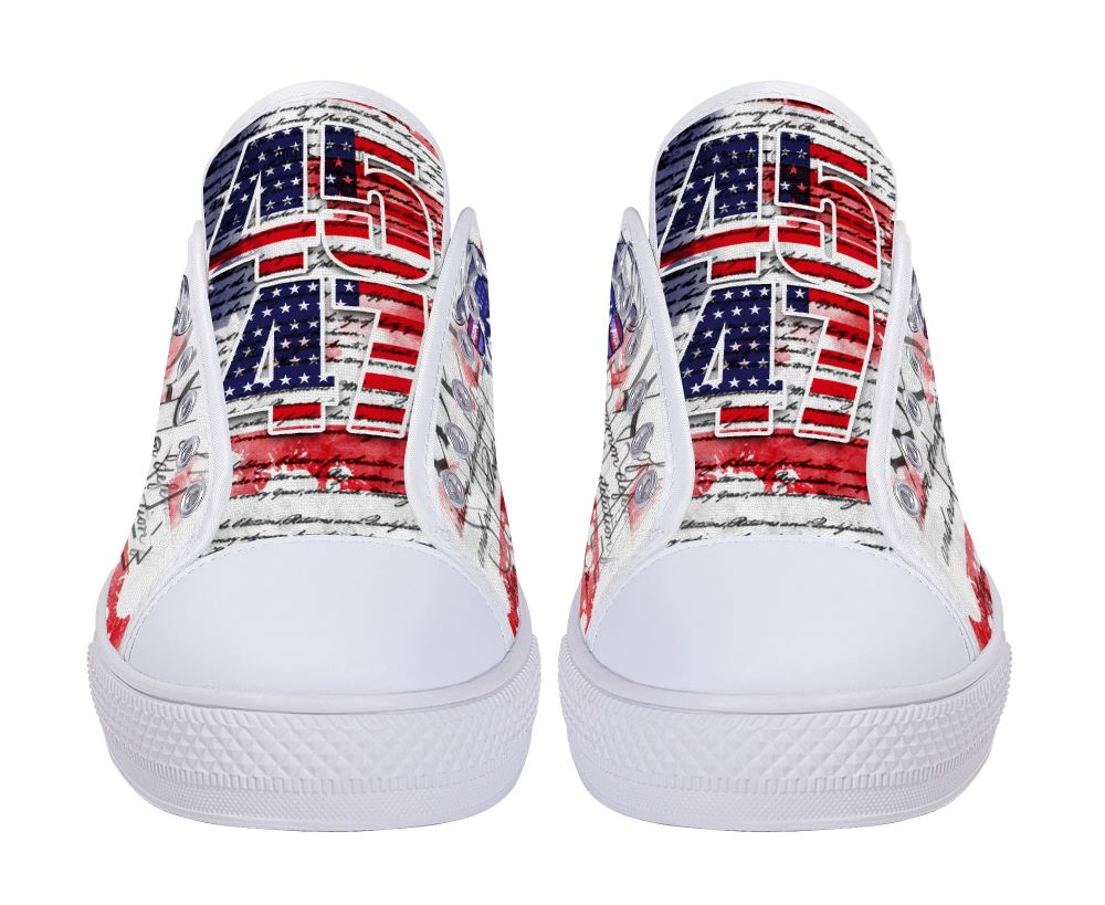 Trump 2024 Save America Low Tops White 6