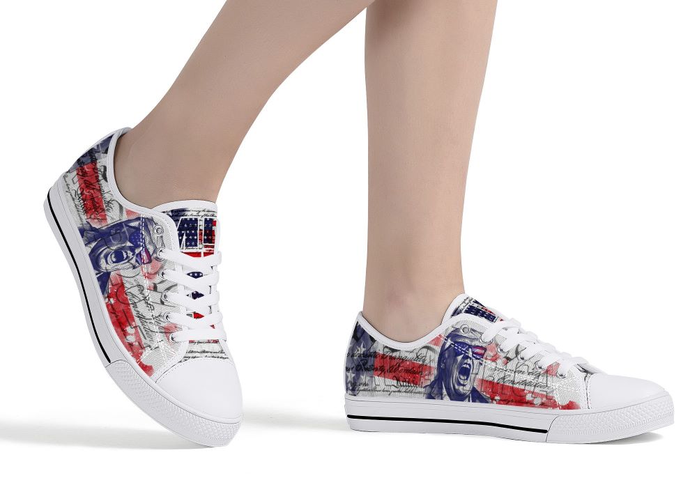 Trump 2024 Save America Low Tops White 5