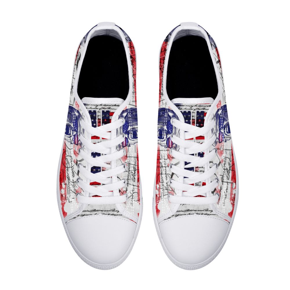 Trump 2024 Save America Low Tops White 3