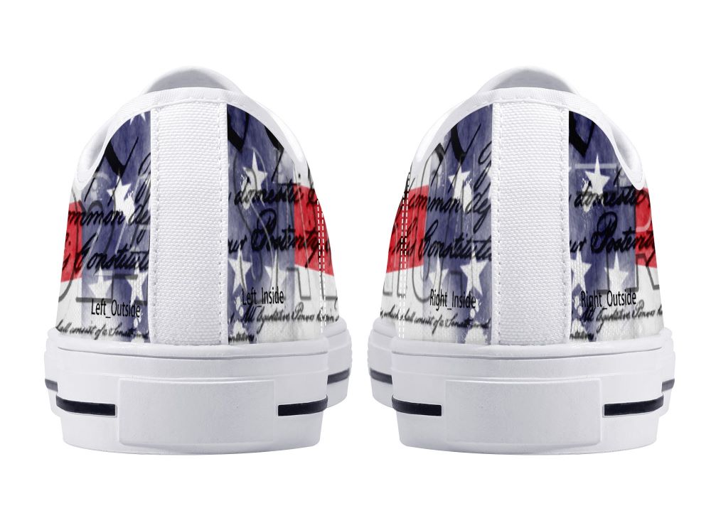 Trump 2024 Save America Low Tops White 4