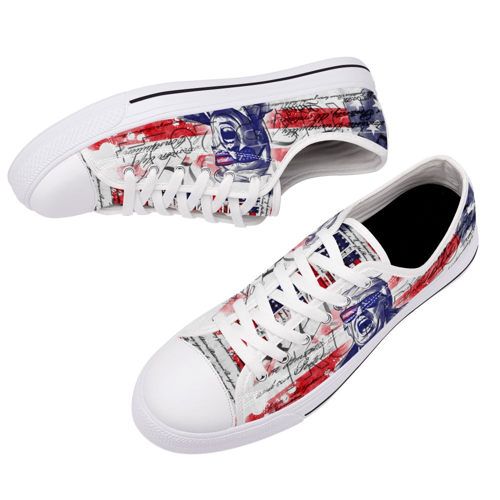 Trump 2024 Save America Low Tops White 7