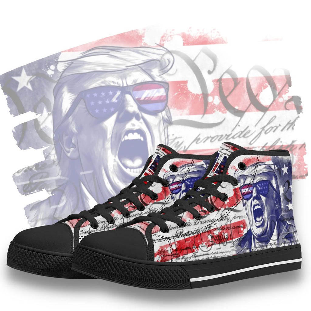 Trump 2024 Save America High Top Black Featured