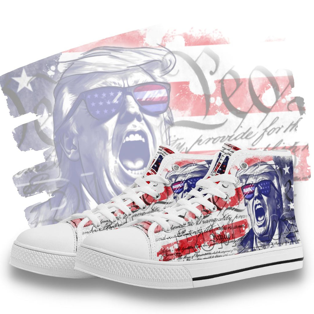 Trump 2024 Save America High Top White Featured