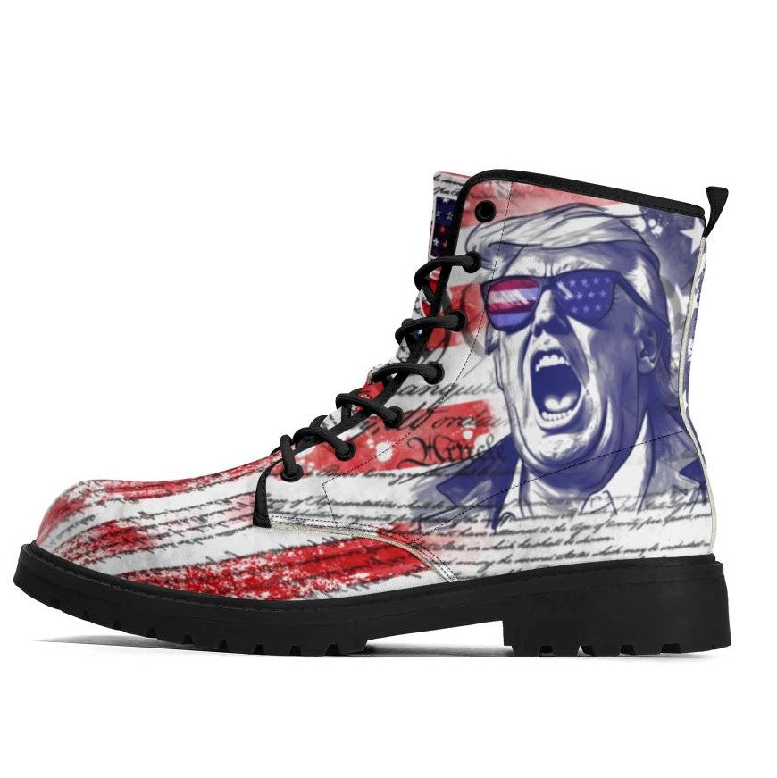 Trump 2024 Save America Leather Boot Kickitink 1