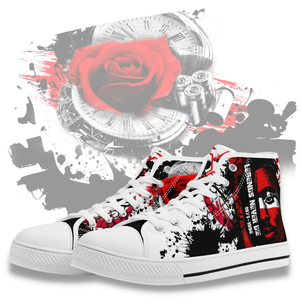 Legends Never Die Makaveli Legacy High Tops White KickItInk Featured