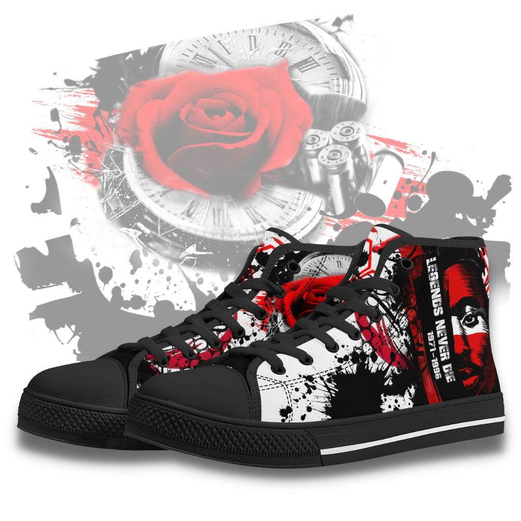 Legends Never Die Makaveli Legacy High Tops Black KickItInk Featured