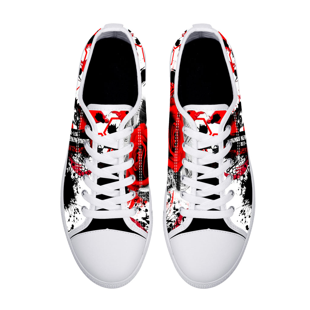 Legends Never Die Makaveli Legacy Low Tops White KickItInk 3