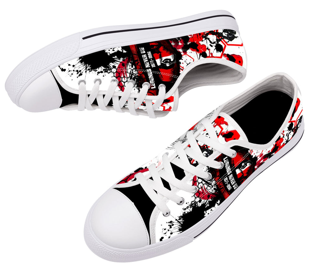 Legends Never Die Makaveli Legacy Low Tops White KickItInk 8