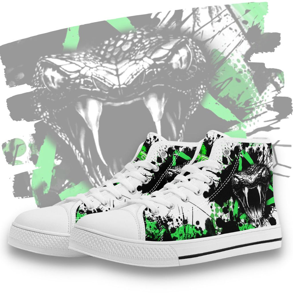 Viper Fitness High Tops White Kickitink Featured